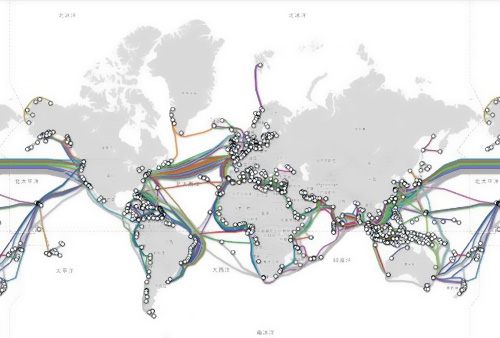 海底電纜分布圖